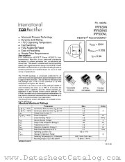 IRF630NSTRR datasheet pdf International Rectifier