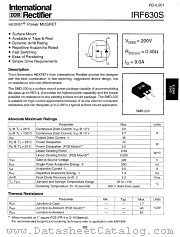 IRF630S datasheet pdf International Rectifier