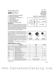 IRF634N datasheet pdf International Rectifier