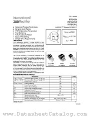 IRF640NSPBF datasheet pdf International Rectifier