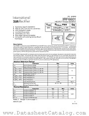 IRF6601 datasheet pdf International Rectifier