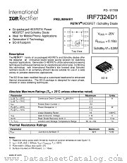 IRF7324D1TR datasheet pdf International Rectifier