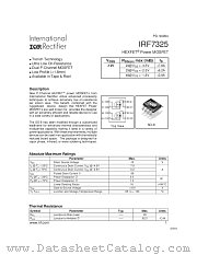 IRF7325TR datasheet pdf International Rectifier