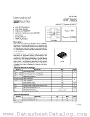 IRF7805A datasheet pdf International Rectifier