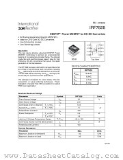 IRF7828TR datasheet pdf International Rectifier