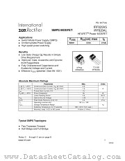 IRF820AS datasheet pdf International Rectifier