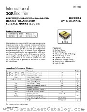 IRFE024 datasheet pdf International Rectifier