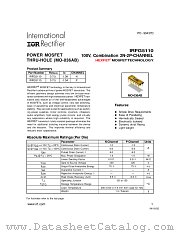 IRFG5110(P) datasheet pdf International Rectifier