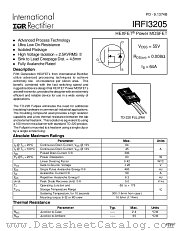 IRFI3205 datasheet pdf International Rectifier