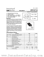 IRFI3710 datasheet pdf International Rectifier