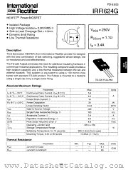 IRFI624G datasheet pdf International Rectifier