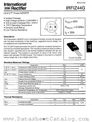 IRFIZ44GPBF datasheet pdf International Rectifier