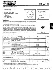 IRFL9110 datasheet pdf International Rectifier