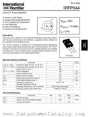 IRFP044 datasheet pdf International Rectifier