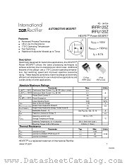 IRFU120Z datasheet pdf International Rectifier