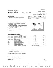 IRFU13N20D datasheet pdf International Rectifier