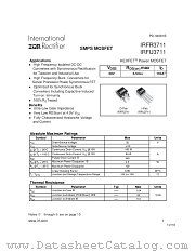 IRFR3711 datasheet pdf International Rectifier