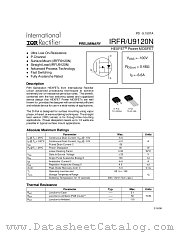 IRFU9120NPBF datasheet pdf International Rectifier