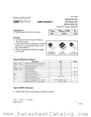 IRFSL33N15D datasheet pdf International Rectifier