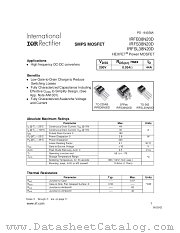 IRFSL38N20D datasheet pdf International Rectifier