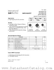 IRFS59N10DTRL datasheet pdf International Rectifier