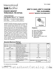 IRFY130CM datasheet pdf International Rectifier