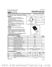 IRG4PC50UD datasheet pdf International Rectifier