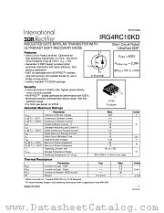 IRG4RC10KD datasheet pdf International Rectifier