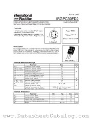 IRGPC30FD2 datasheet pdf International Rectifier