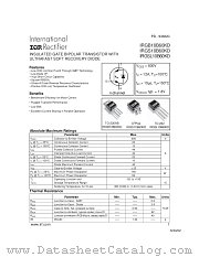 IRGS10B60KD datasheet pdf International Rectifier