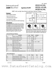 IRGS14C40L datasheet pdf International Rectifier