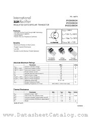 IRGS6B60K datasheet pdf International Rectifier