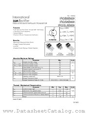 IRGB8B60K datasheet pdf International Rectifier