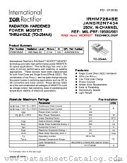 IRHM7264SE datasheet pdf International Rectifier