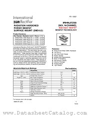 IRHNJ8230 datasheet pdf International Rectifier