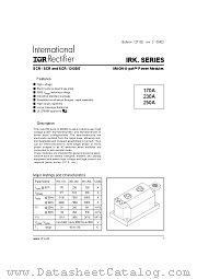 IRKH170-16D25 datasheet pdf International Rectifier