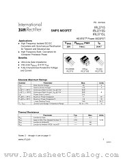 IRL3715L datasheet pdf International Rectifier