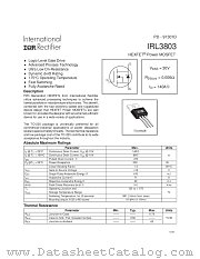 IRL3803PBF datasheet pdf International Rectifier