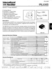 IRL530STRL datasheet pdf International Rectifier