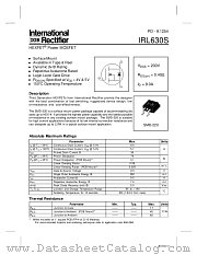 IRL630S datasheet pdf International Rectifier