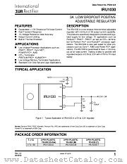 IRU1030CT datasheet pdf International Rectifier