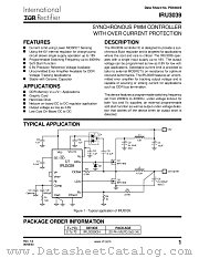 IRDC3039 datasheet pdf International Rectifier