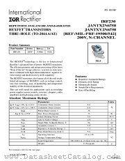 IRF230 datasheet pdf International Rectifier