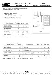 KTC9018 datasheet pdf Korea Electronics (KEC)