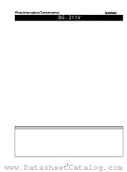 DG-211V datasheet pdf Kondenshi Corp