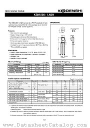 KSM-2001LN2N datasheet pdf Kondenshi Corp