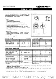 KSM-902LM1N datasheet pdf Kondenshi Corp