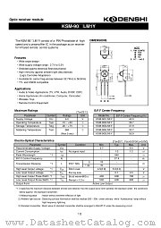 KSM-904LM1Y datasheet pdf Kondenshi Corp