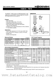 KSM-912TM1E datasheet pdf Kondenshi Corp