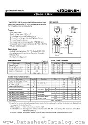 KSM-911LM1N datasheet pdf Kondenshi Corp